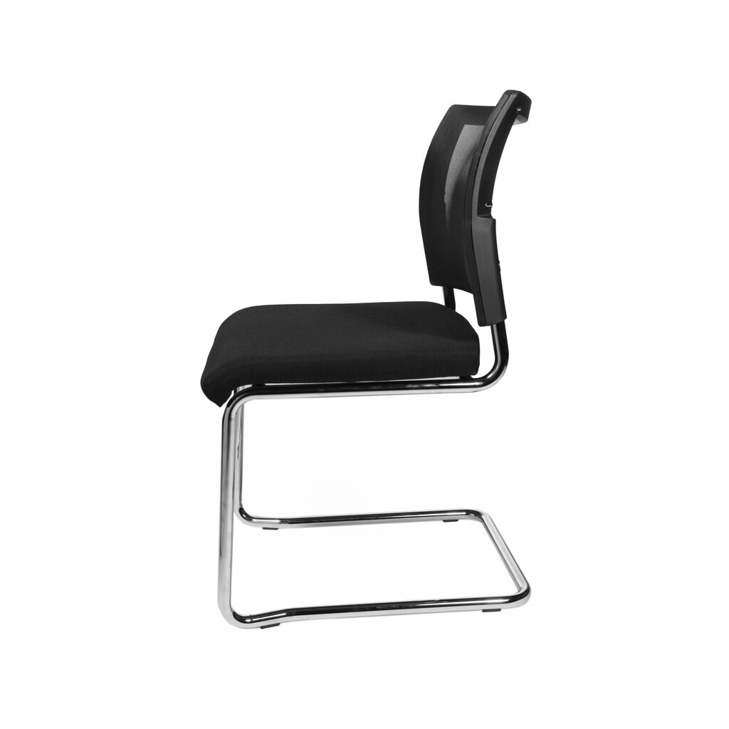 Conferentiestoel Topstar® New Age met netrugleuning, zwart Productafbeelding nr. 3: Conferentiestoel Topstar® New Age met netrugleuning, zwart