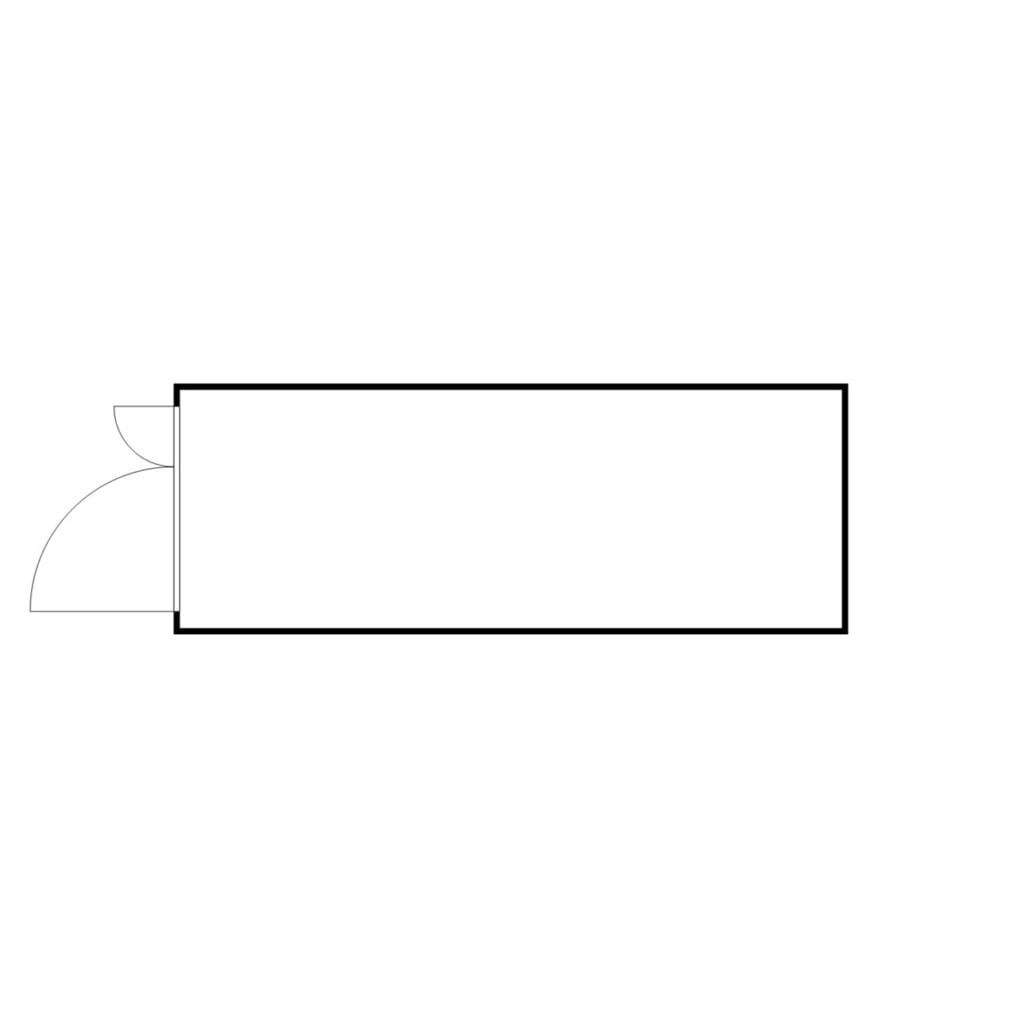 Productafbeelding nr. 2: Container voor gevaarlijke stoffen SAFE Tank 1900 CONTROL, geautomatiseerde explosiebeveiliging voor maximale energie-efficiëntie en veiligheid, buitenafmetingen 6.380x2.170x2.310 mm, dubbele draaideur (asymmetrische verdeling), centraal in de korte