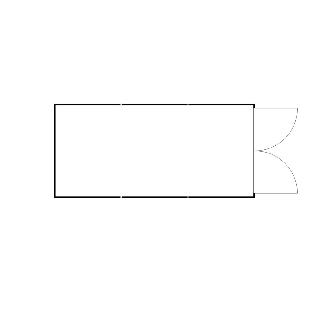 Productafbeelding nr. 2: Container voor gevaarlijke stoffen SAFE Tank 3000 CONTROL, geautomatiseerd explosiebeschermingssysteem voor maximale energie-efficiëntie en veiligheid, buitenafmetingen 3.350x6.520x2.310 mm, dubbele draaideur, centraal in de korte zijde, opslagruimte 19