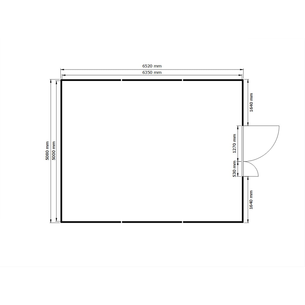 Container voor gevaarlijke stoffen SAFE Tank 5000 CONTROL, geautomatiseerde explosiebeveiliging voor maximale energie-efficiëntie en veiligheid, buitenafmetingen 5.380x6.520x2.300 mm, dubbele draaideur (asymmetrische verdeling), centraal in de korte Productafbeelding nr. 2: Container voor gevaarlijke stoffen SAFE Tank 5000 CONTROL, geautomatiseerde explosiebeveiliging voor maximale energie-efficiëntie en veiligheid, buitenafmetingen 5.380x6.520x2.300 mm, dubbele draaideur (asymmetrische verdeling), centraal in de korte