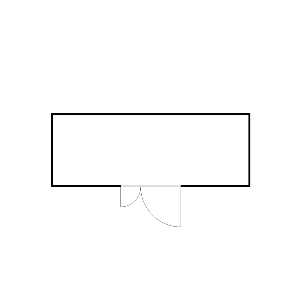 Productafbeelding nr. 2: Container voor gevaarlijke stoffen SAFE Tank 1900 PLG, buitenoprek, verzinkt, gemonteerd, buitenafmetingen 6.080x2.170x2.310 mm, dubbele draaideur (asymmetrische verdeling), centraal in de zijde van 6 meter, opslagruimte 12 m²