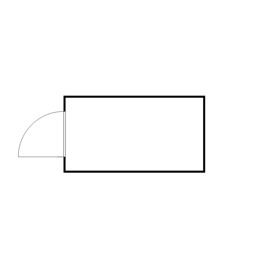 Productafbeelding nr. 2: Container voor gevaarlijke stoffen SAFE Tank 1350 WGK, verzinkt, gemonteerd, binnen- en buitenoprek, buitenafmetingen 4.050x2.170x2.300 mm, enkele draaideur, centraal in de zijde van 2 meter, opslagruimte 8 m²