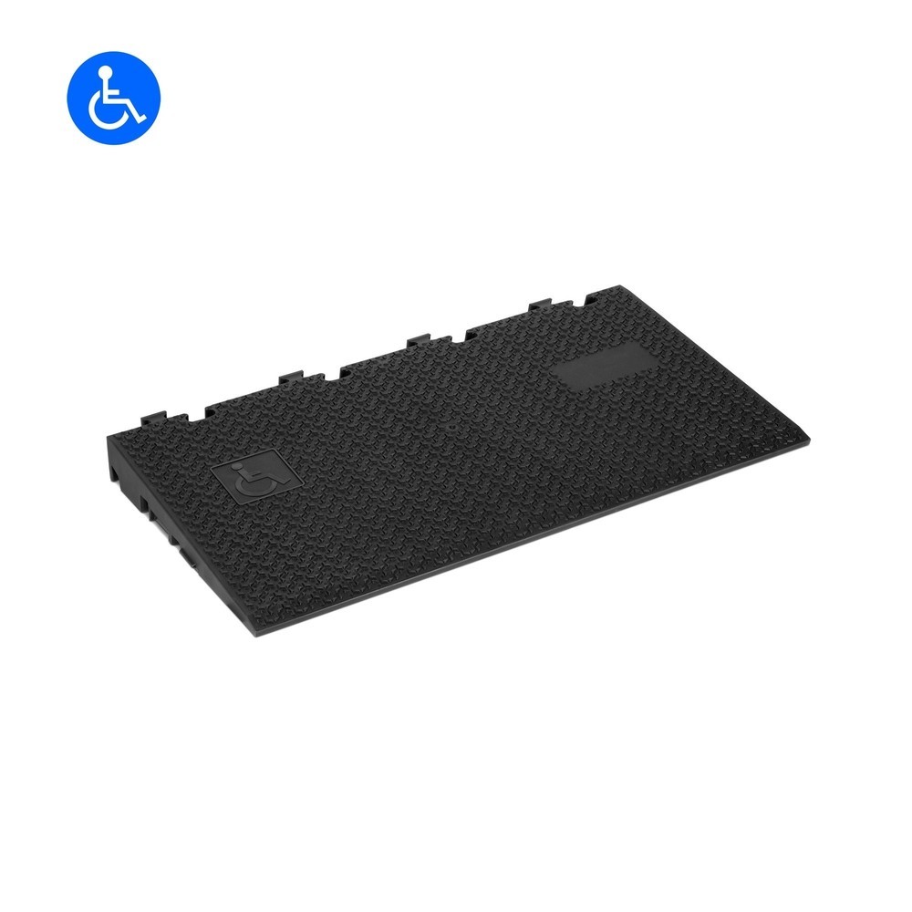Product afbeelding: Defender® by Adam Hall kabelbrug 3 2D oprijplaat, zwart