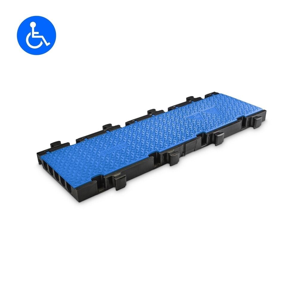 Product afbeelding: Defender® by Adam Hall kabelbrug MIDI 5 2D middenstuk, 5 kanalen, blauw