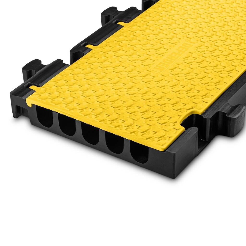 Productafbeelding nr. 7: Defender® by Adam Hall kabelbrug MIDI 5 2D middensectie, 5 kanalen, zwart/geel