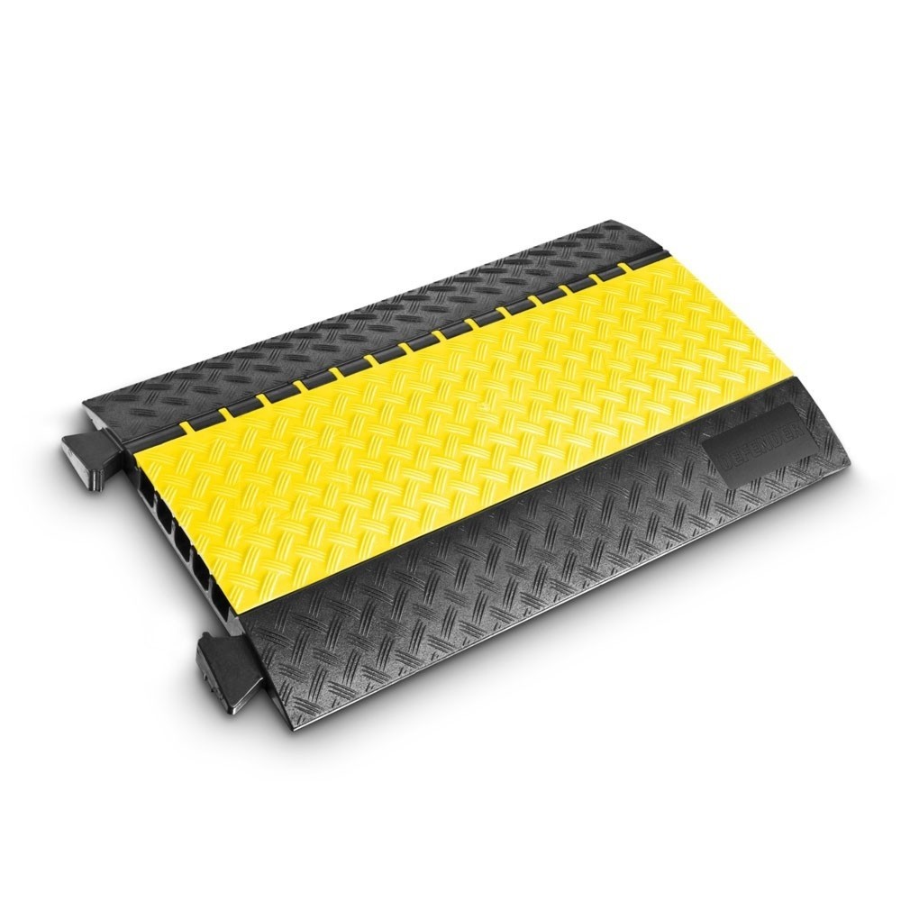 Product afbeelding: Defender® by Adam Hall kabelbrug MIDI 5, 5 kanalen, zwart/geel