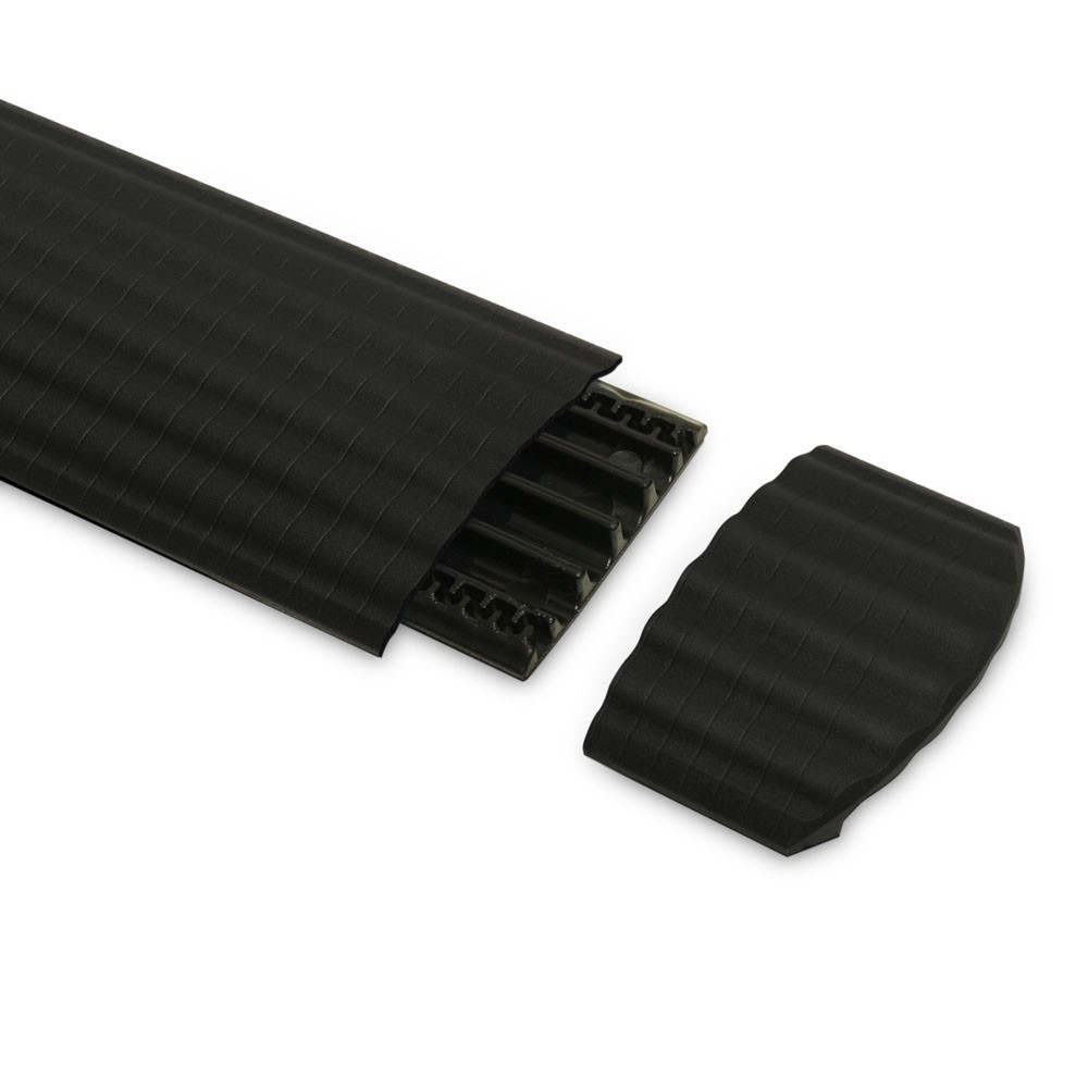 Product afbeelding: Defender® by Adam Hall kabelbrug OFFICE eindstuk, 4 kanalen, zwart