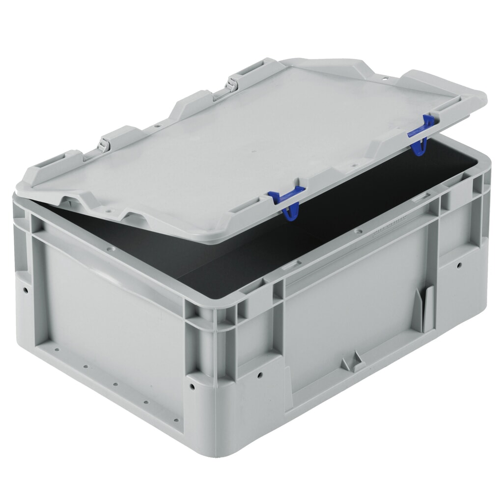 Deksel met scharnier voor Eurobox Premium, voor inhoud 5 liter Productafbeelding nr. 2: Deksel met scharnier voor Eurobox Premium, voor inhoud 5 liter