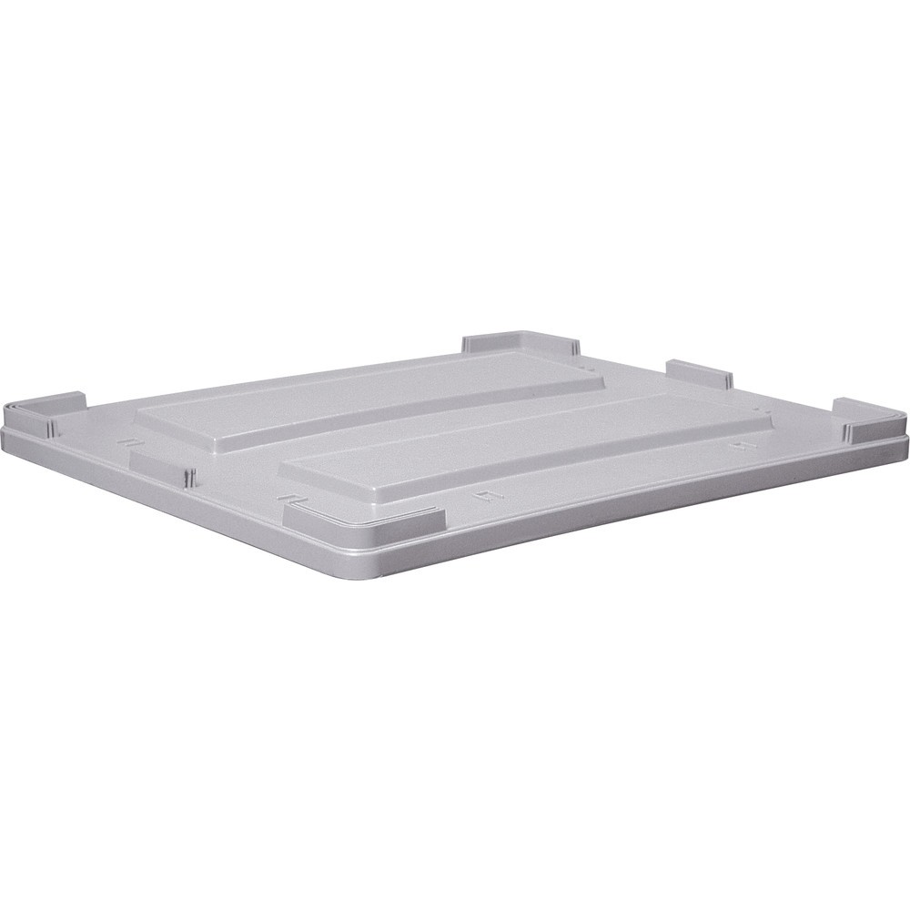Product afbeelding: Deksel voor containers van polyethyleen, volume 600 liter, grijs