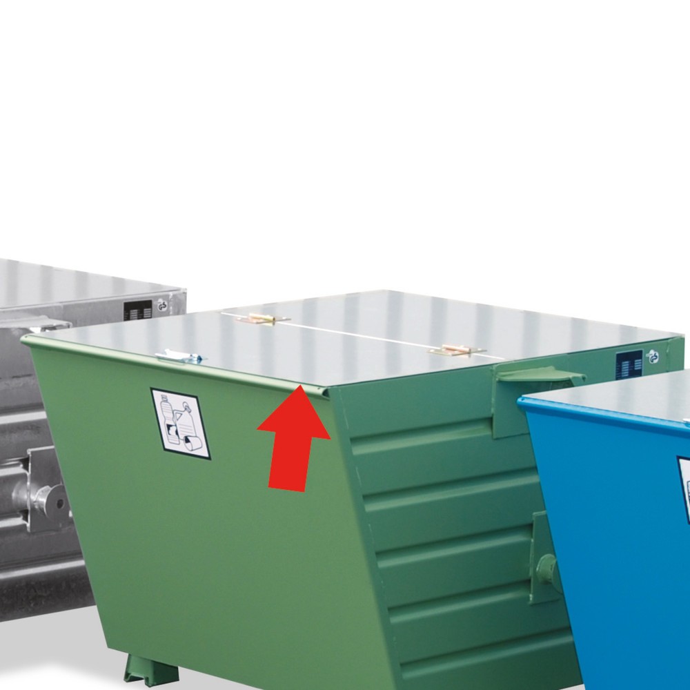 Product afbeelding: Deksel voor stapelbare kantelbakken, voor volume 0,3 m³