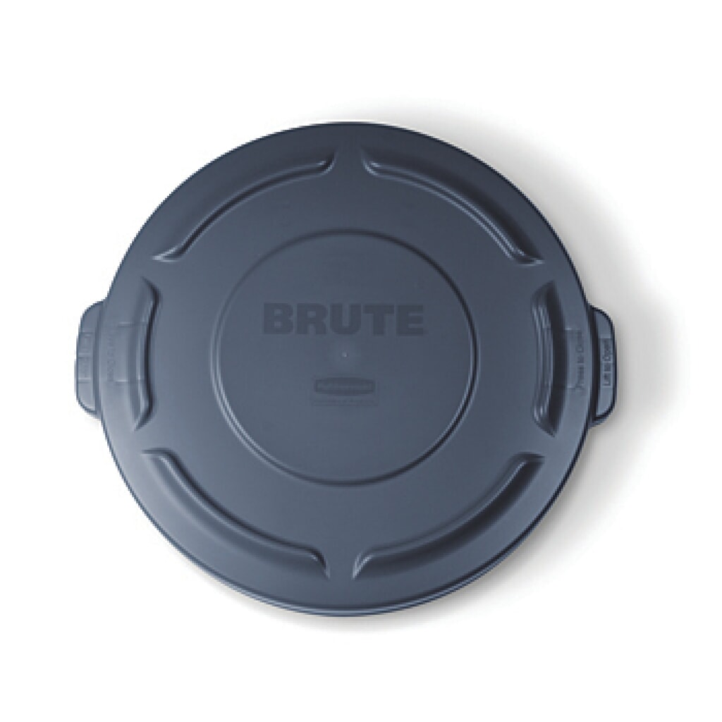 Product afbeelding: Deksel voor universele container Rubbermaid® van 38 liter, rond, grijs