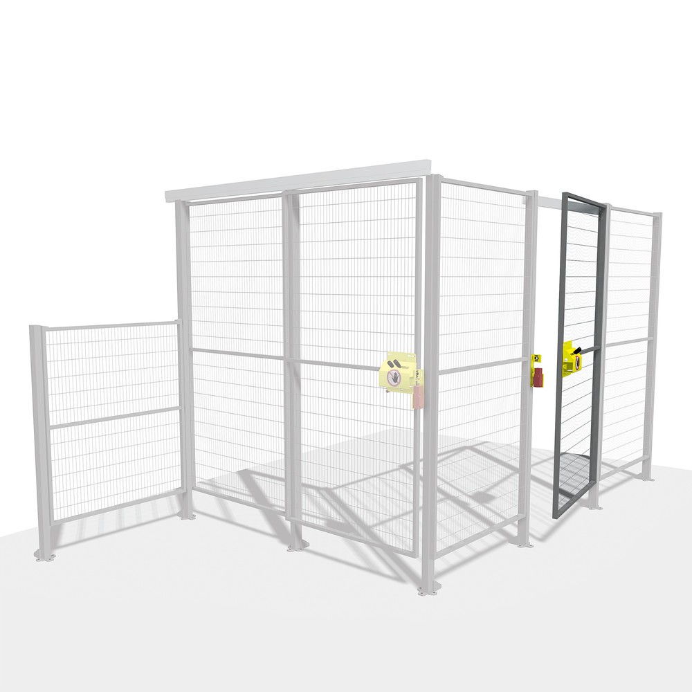 Product afbeelding: Deurset TROAX® SMART FIX met cilinderslot, vleugeldeur