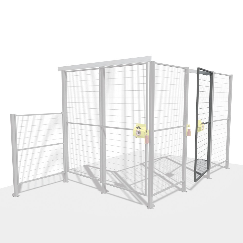 Product afbeelding: Deurset TROAX® SMART FIX met SAFE LOCK, schuifdeur