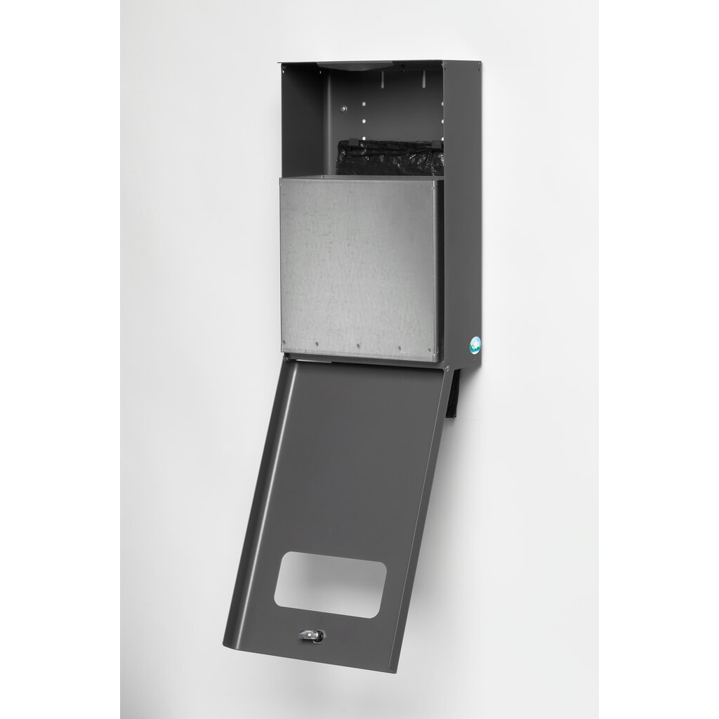 Productafbeelding nr. 3: Dispenser voor hondenpoepzakjes VAR® DS 6, ijzer metallic