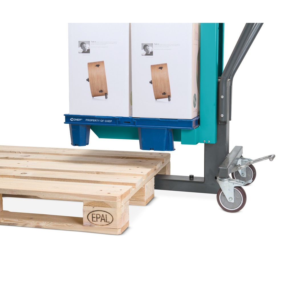 Productafbeelding nr. 7: Display-palletheffers Ameise®, RAL 5018 turquoiseblauw