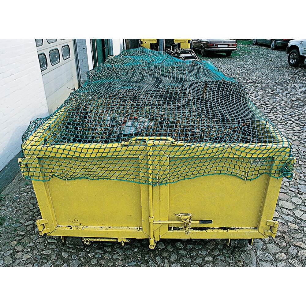 Product afbeelding: Dolezych containerafdeknet, knooploos, omtrekrand, maaswijdte 45 mm, afmetingen 3,0 x 3,50 m