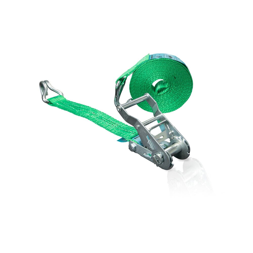Product afbeelding: Dolezych sjorband DoZurR 2000, met drukratel en profielhaak, lengte 4 m