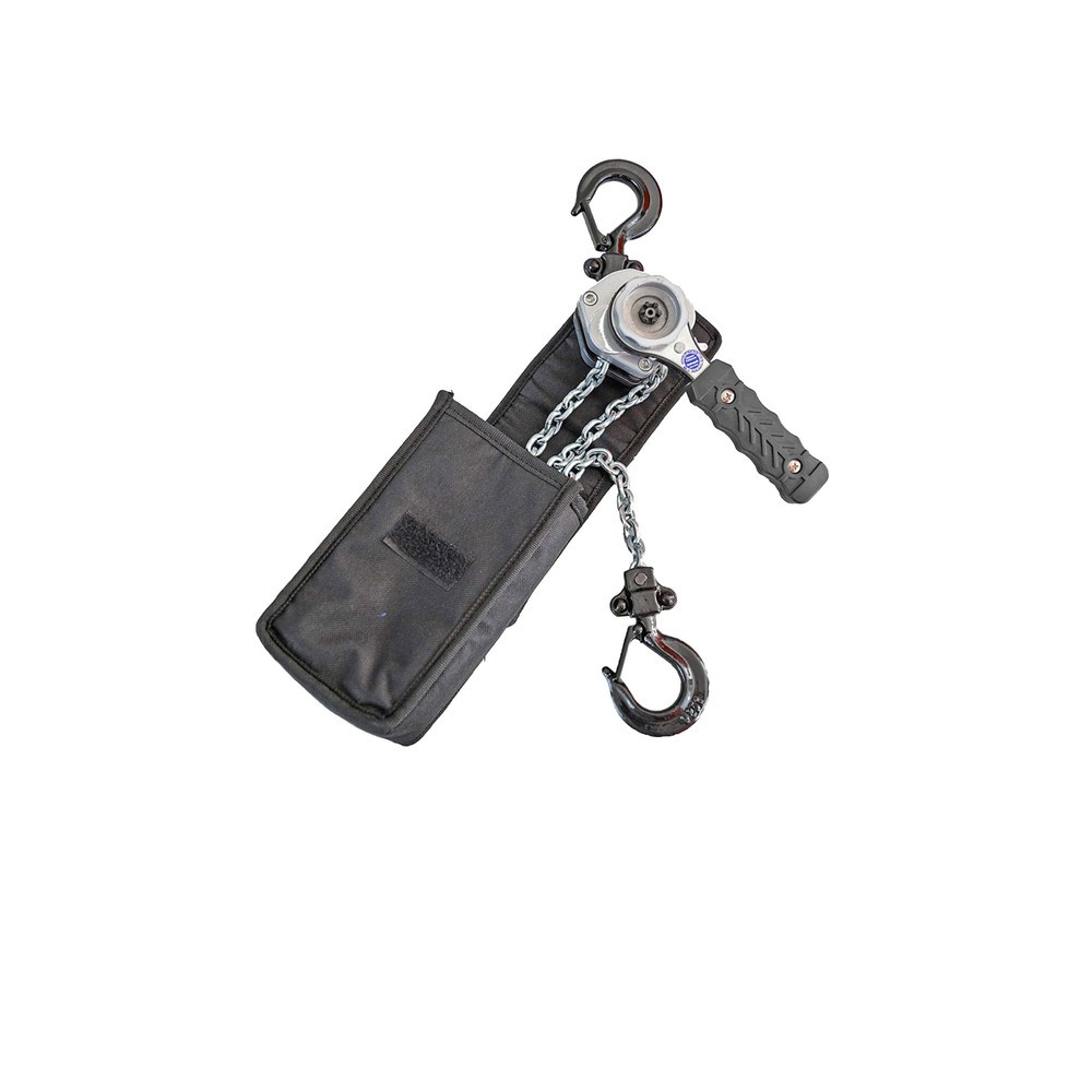 Product afbeelding: Dolyzech zwarte serie compacte ratelhendel takel, laadcapaciteit 250 kg, lengte 1,50 m