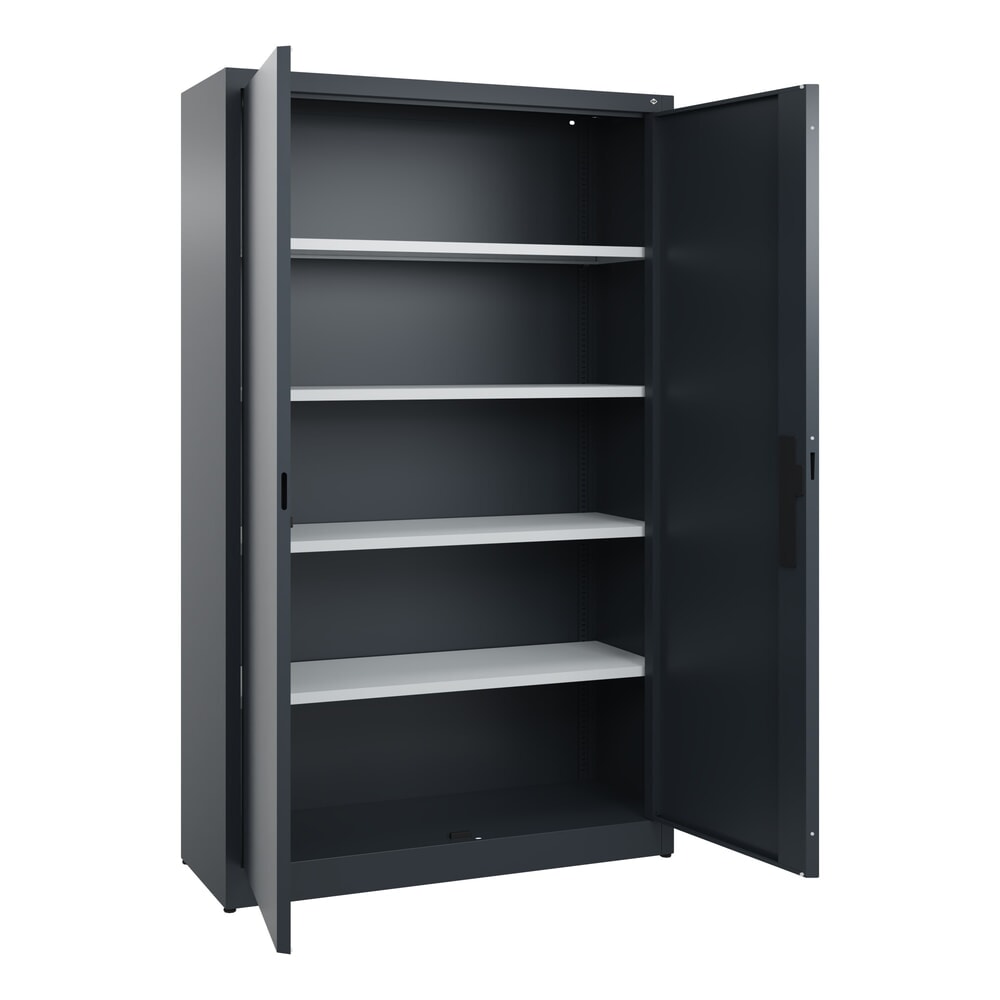 Productafbeelding nr. 4: Draaideurkast C+P, 5 OH, hxbxd 1950 x 1.200 x 400 mm, antracietgrijs, antracietgrijs