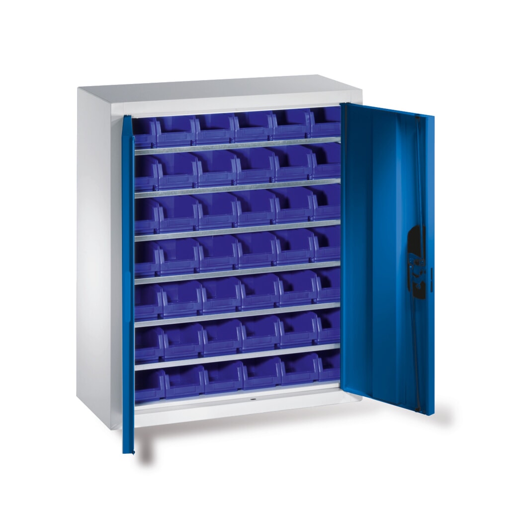 Opbergkast C+P met bakken, hxbxd 830 x 700 x 300 mm, 42x maat 2 Product afbeelding: Opbergkast C+P met bakken, hxbxd 830 x 700 x 300 mm, 42x maat 2