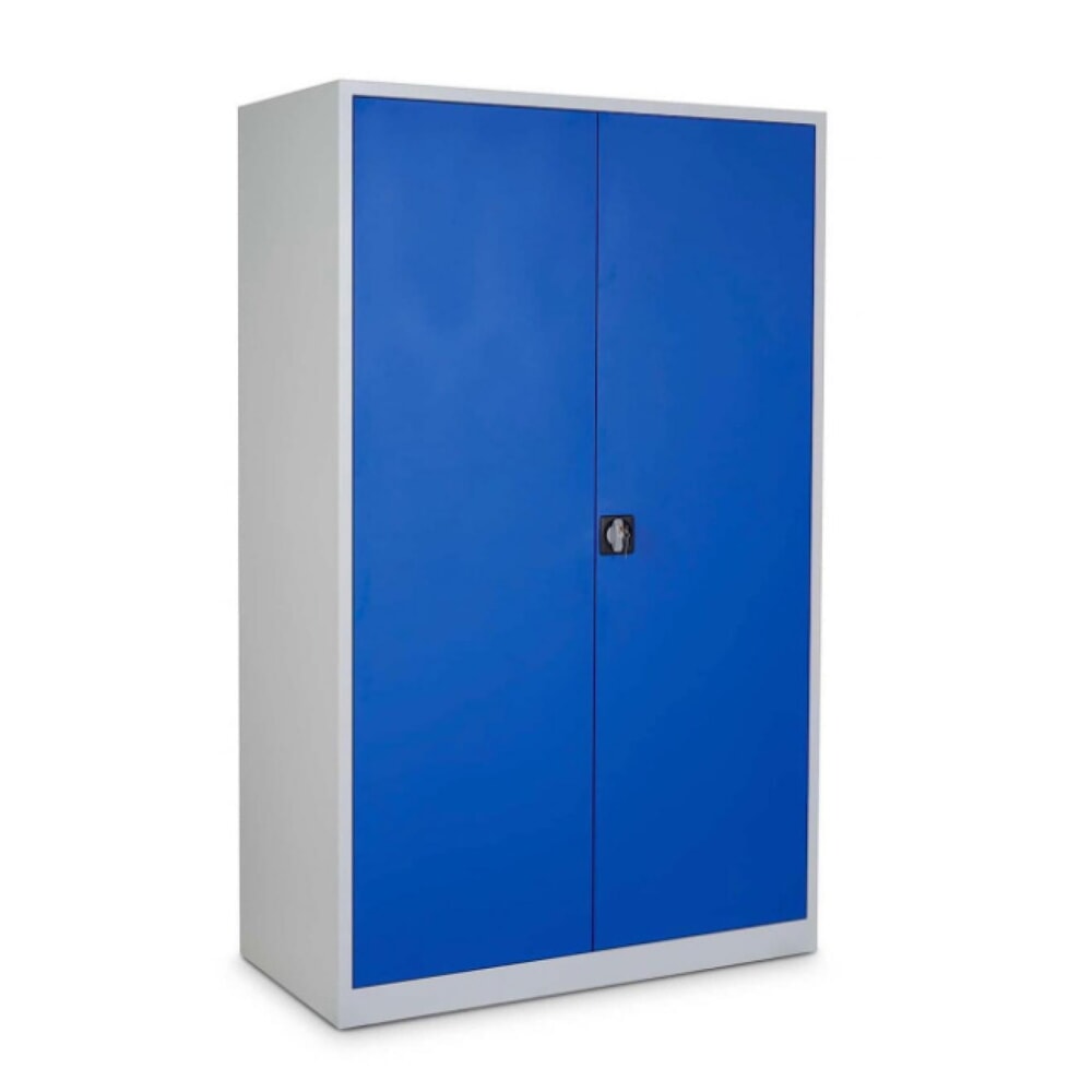 Productafbeelding nr. 1: Werkplaatskast HEMMDAL HW-XBT, veiligheidscilinderslot, hxbxd 1950 x 1200 x 600 mm, lichtgrijs / gentiaanblauw