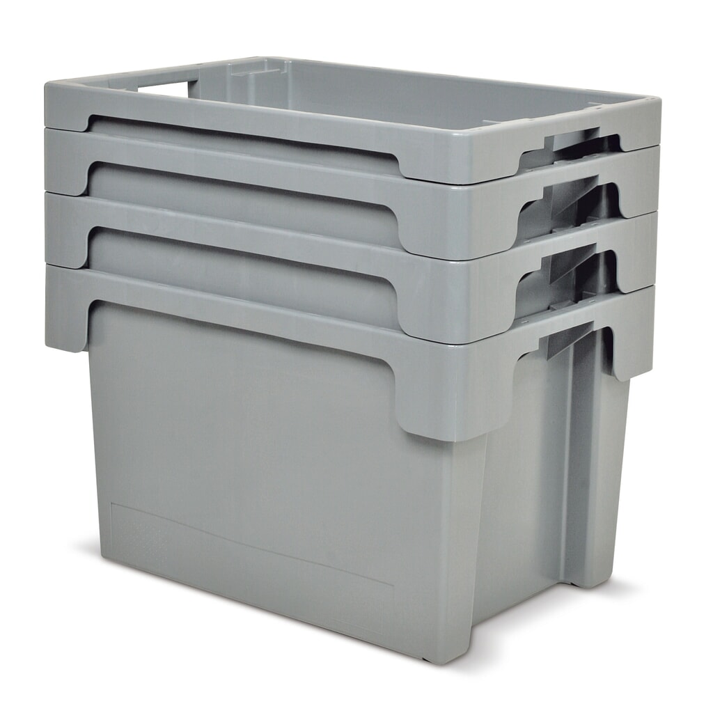 Productafbeelding nr. 3: Euroboxen, wanden + bodem gesloten, 25 liter, wit