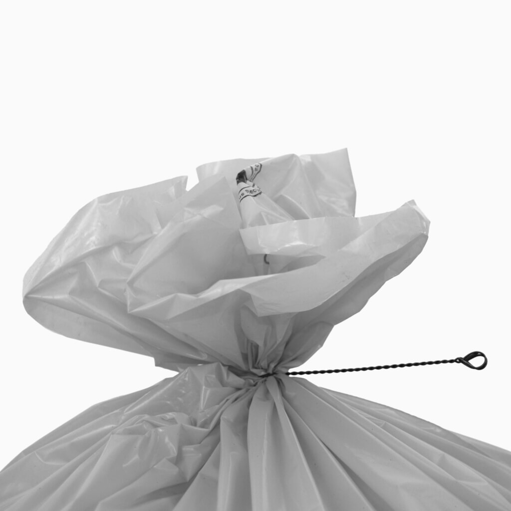 Productafbeelding nr. 3: Drilbinders voor vuilniszakken, 5.000 st/VE, lengte 240 mm, dikte 1,2 mm