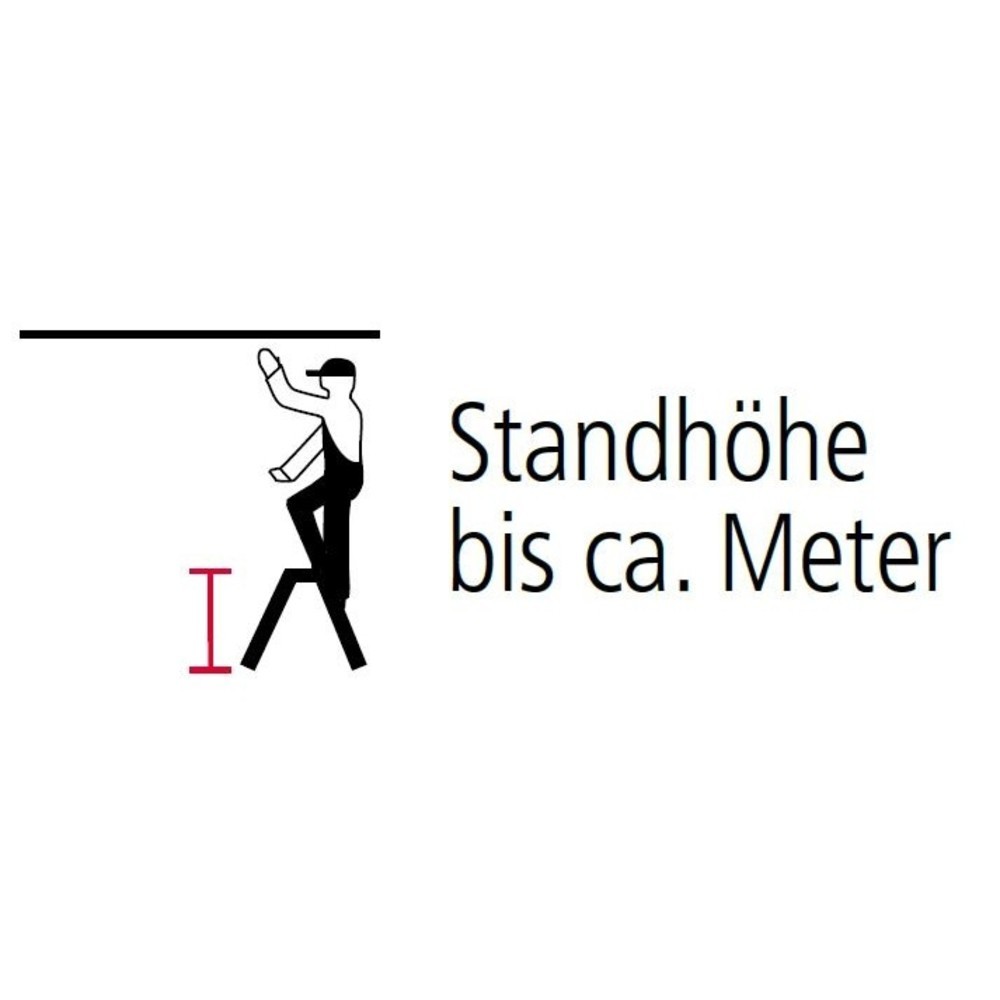 Productafbeelding nr. 4: Dubbele vouwtrap KRAUSE® uit aluminium, stahoogte 0,45 m, aluminiumkleur