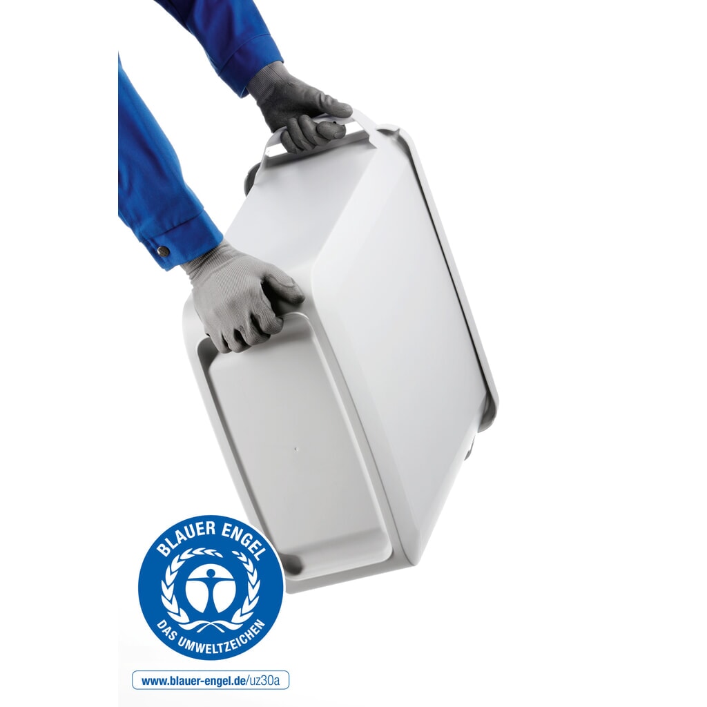 Productafbeelding nr. 4: DURABLE afvalbak DURABIN ECO 60L met deksel, grijs.