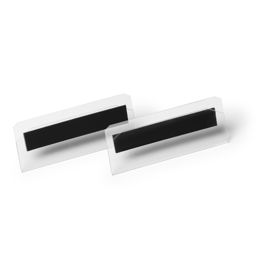 DURABLE Etikettenvak HARD COVER, magnetisch, 100 x 38 mm, 50 stuks/pak. Productafbeelding nr. 1: DURABLE Etikettenvak HARD COVER, magnetisch, 100 x 38 mm, 50 stuks/pak.