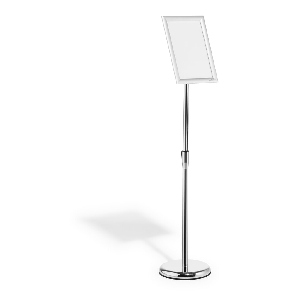Productafbeelding nr. 1: DURABLE informatievloerstandaard met aluminium klikkader, A4.