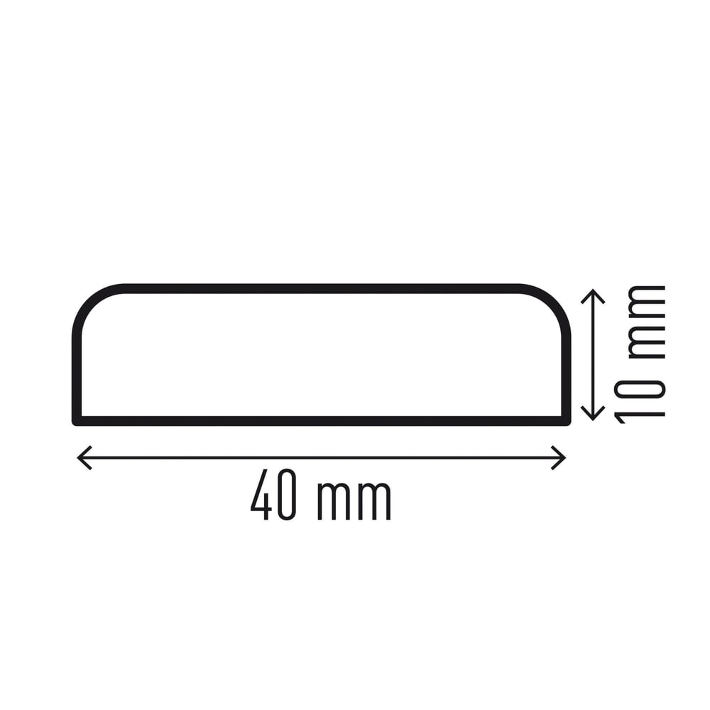 Productafbeelding nr. 3: DURABLE stootbescherming voor oppervlakken S10, rechthoekig, hxl zelfklevend, 10 x 1.000 mm