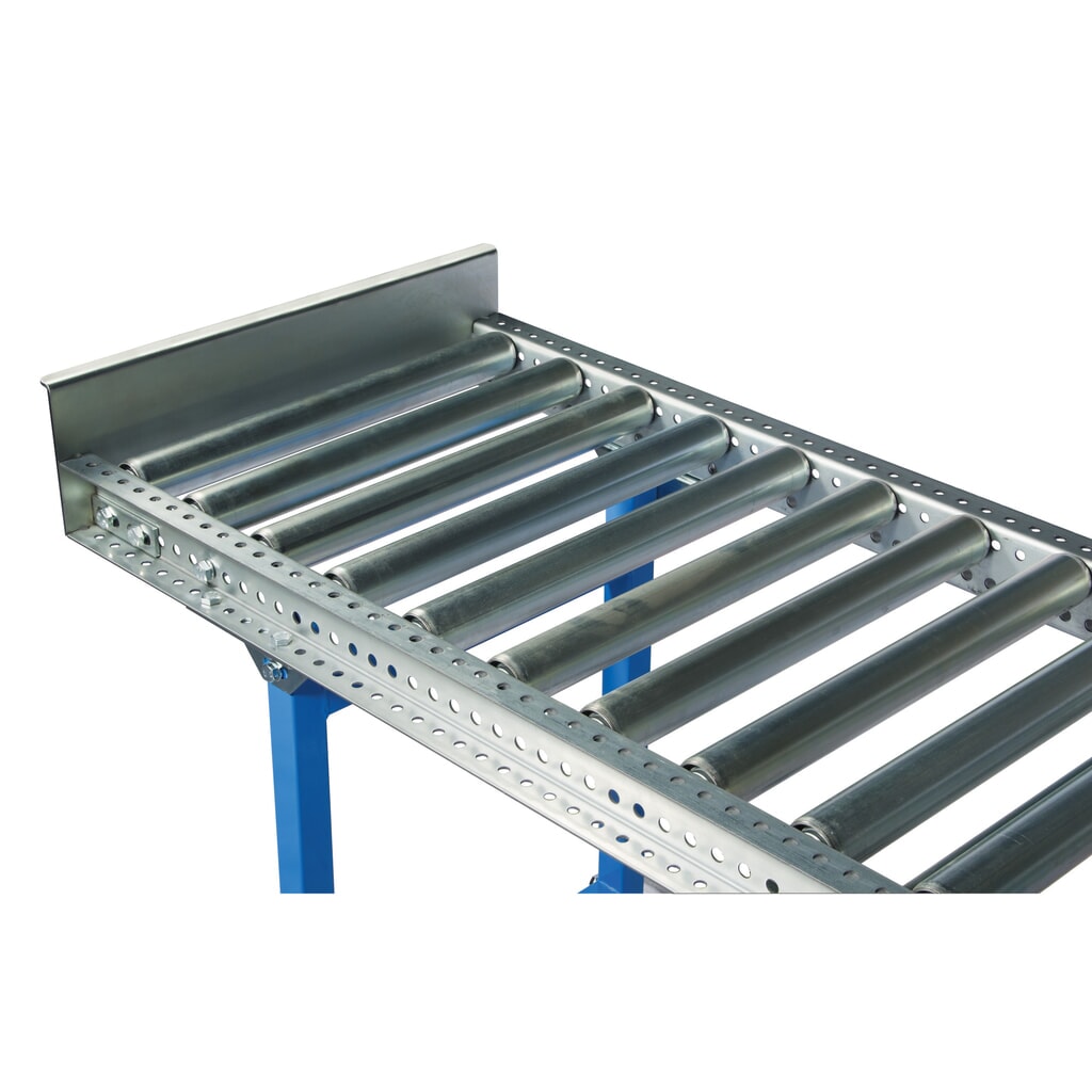 Product afbeelding: Eindaanslag voor rollenbaan voor zware lasten, verzinkt, vastgeschroefd, baanbreedte 400 mm