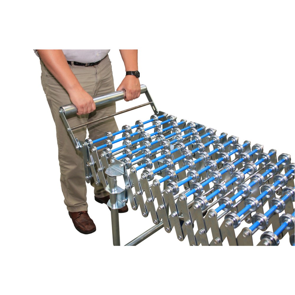 Product afbeelding: Eindaanslag voor schaarrollen- en rolletjesbaan, neerklapbaar, baanbreedte 300 mm