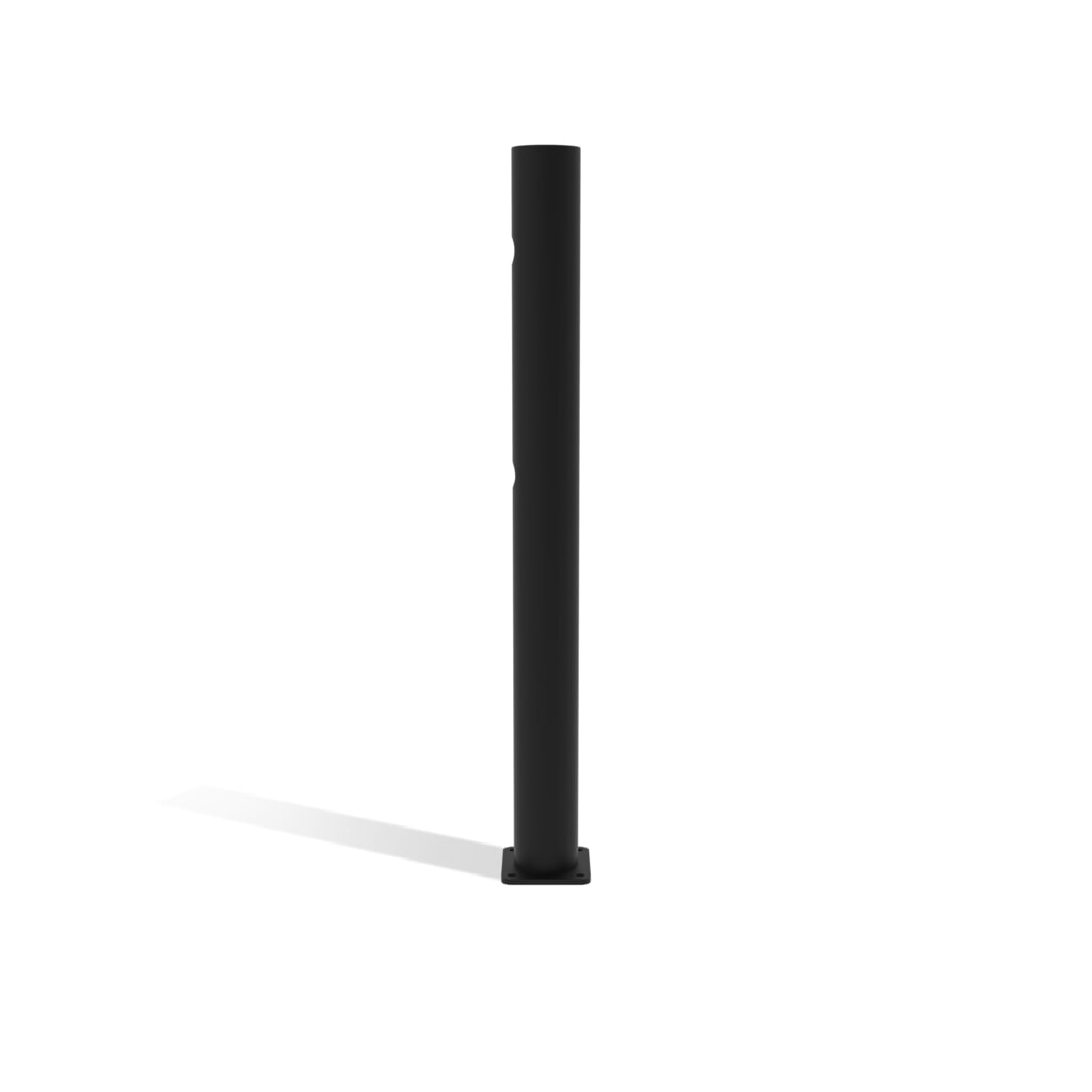 Productafbeelding nr. 3: Klapdeur-eindpaal voor veiligheidshek ‘Delta‘, Ø 110 mm, hoogte 1.200 mm