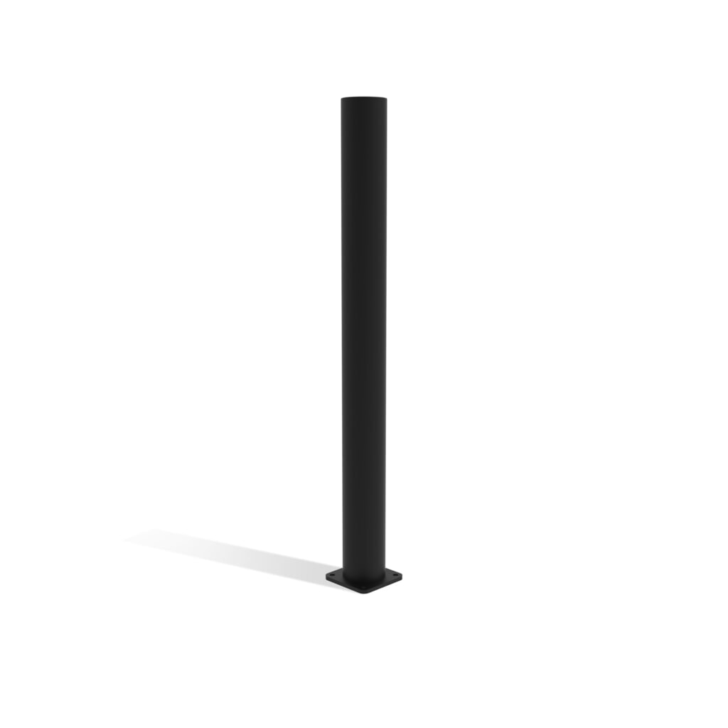 Productafbeelding nr. 4: Klapdeur-eindpaal voor veiligheidshek ‘Delta‘, Ø 110 mm, hoogte 1.200 mm, 90°, rechts