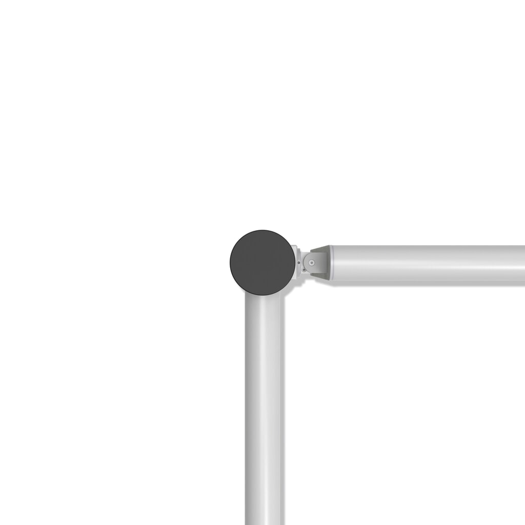 Productafbeelding nr. 10: Klapdeur-eindpaal voor veiligheidshek ‘Delta‘, Ø 110 mm, hoogte 1.200 mm, 90°, rechts