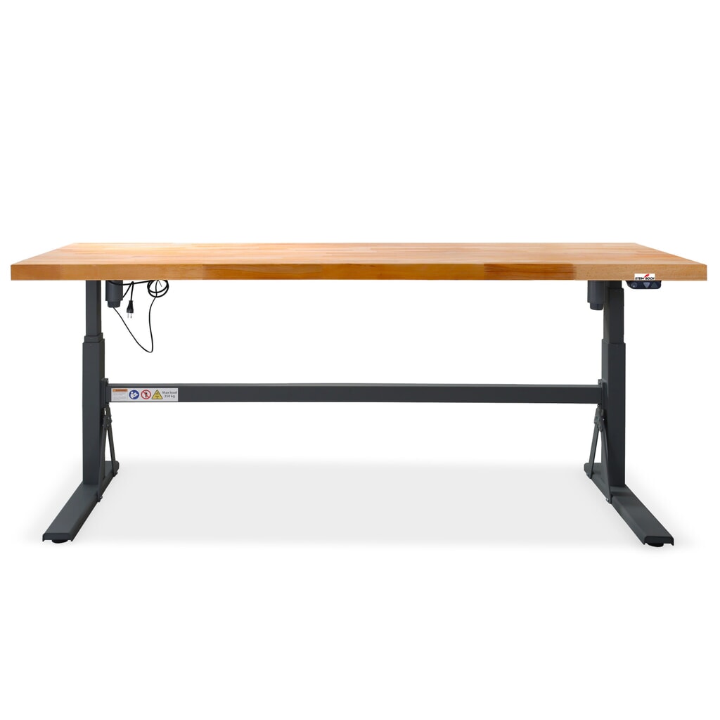 Product afbeelding: Elektrisch in hoogte verstelbare werkbank Steinbock® e-Adjust, hxbxd 700-1.170 x 2.000 x 750 mm, draagvermogen 350 kg