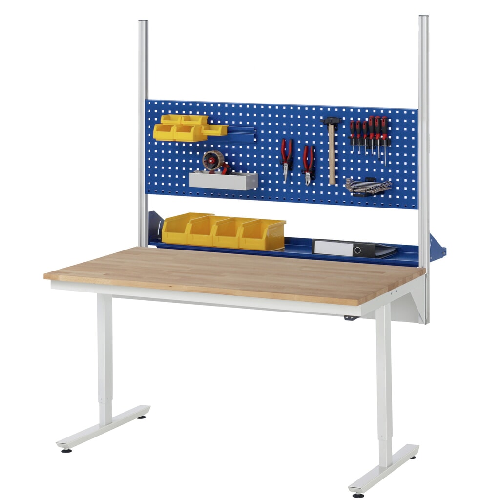 Productafbeelding nr. 7: Elektrisch in hoogte verstelbare werktafel RAU serie adlatus 300, hxbxd 720-1.120 x 1.250 x 800 mm, werkblad met Universal- / linoleumlaag
