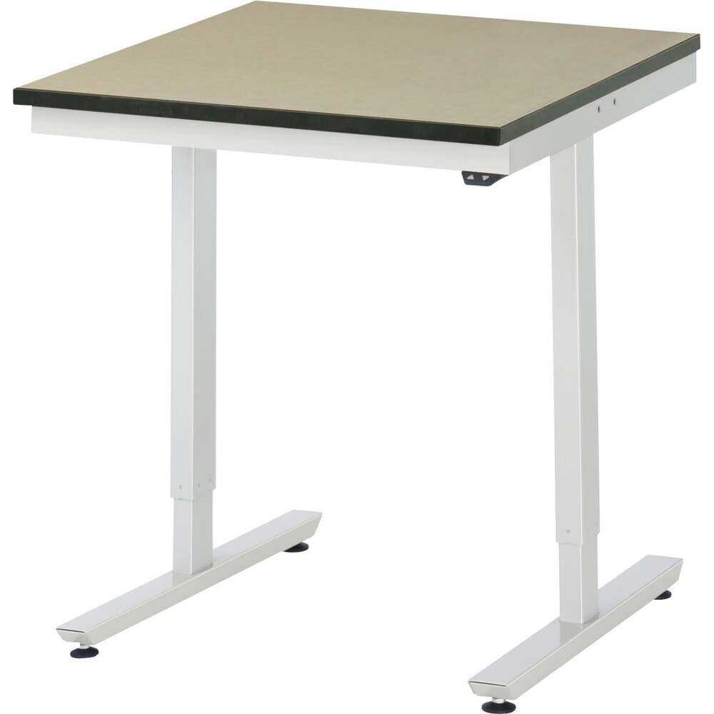 Product afbeelding: Elektrisch in hoogte verstelbare werktafel RAU serie adlatus 300, hxbxd 720-1.120 x 750 x 800 mm, mdf werkblad