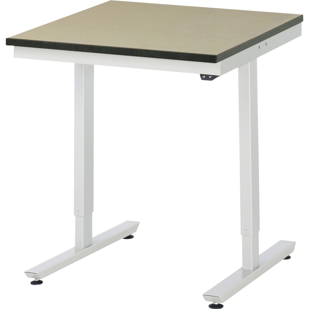 Product afbeelding: Elektrisch in hoogte verstelbare werktafel RAU serie adlatus 300, hxbxd 720-1.120 x 750 x 800 mm, mdf werkblad