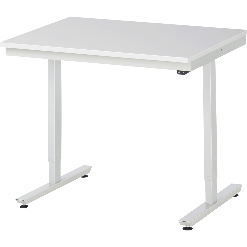 Product afbeelding: Elektrisch in hoogte verstelbare werktafel RAU serie adlatus 300, hxbxd 720-1.120 x 1.000 x 800 mm, werkblad met EGB-melaminelaag