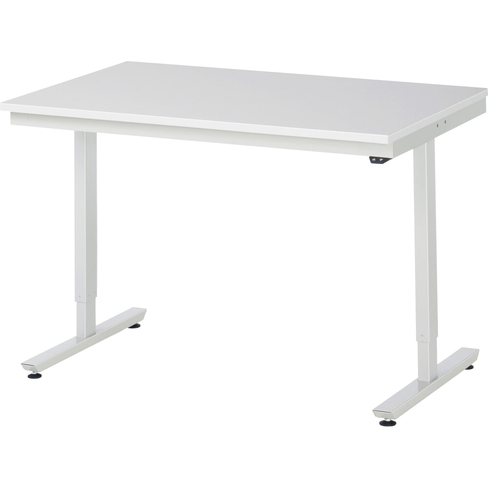 Product afbeelding: Elektrisch in hoogte verstelbare werktafel RAU serie adlatus 300, hxbxd 720-1.120 x 1.250 x 800 mm, werkblad met melaminelaag