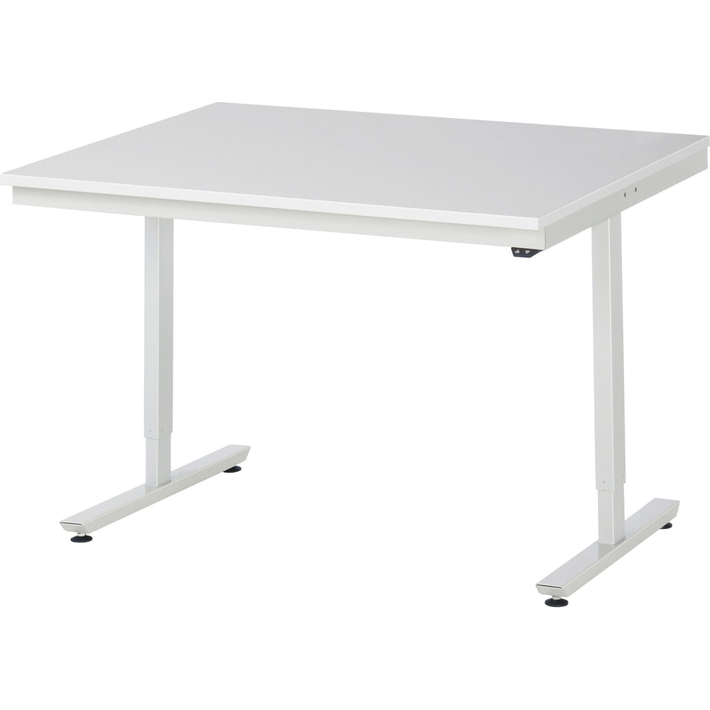 Product afbeelding: Elektrisch in hoogte verstelbare werktafel RAU serie adlatus 300, hxbxd 720-1.120 x 1.250 x 1.000 mm, werkblad met melaminelaag