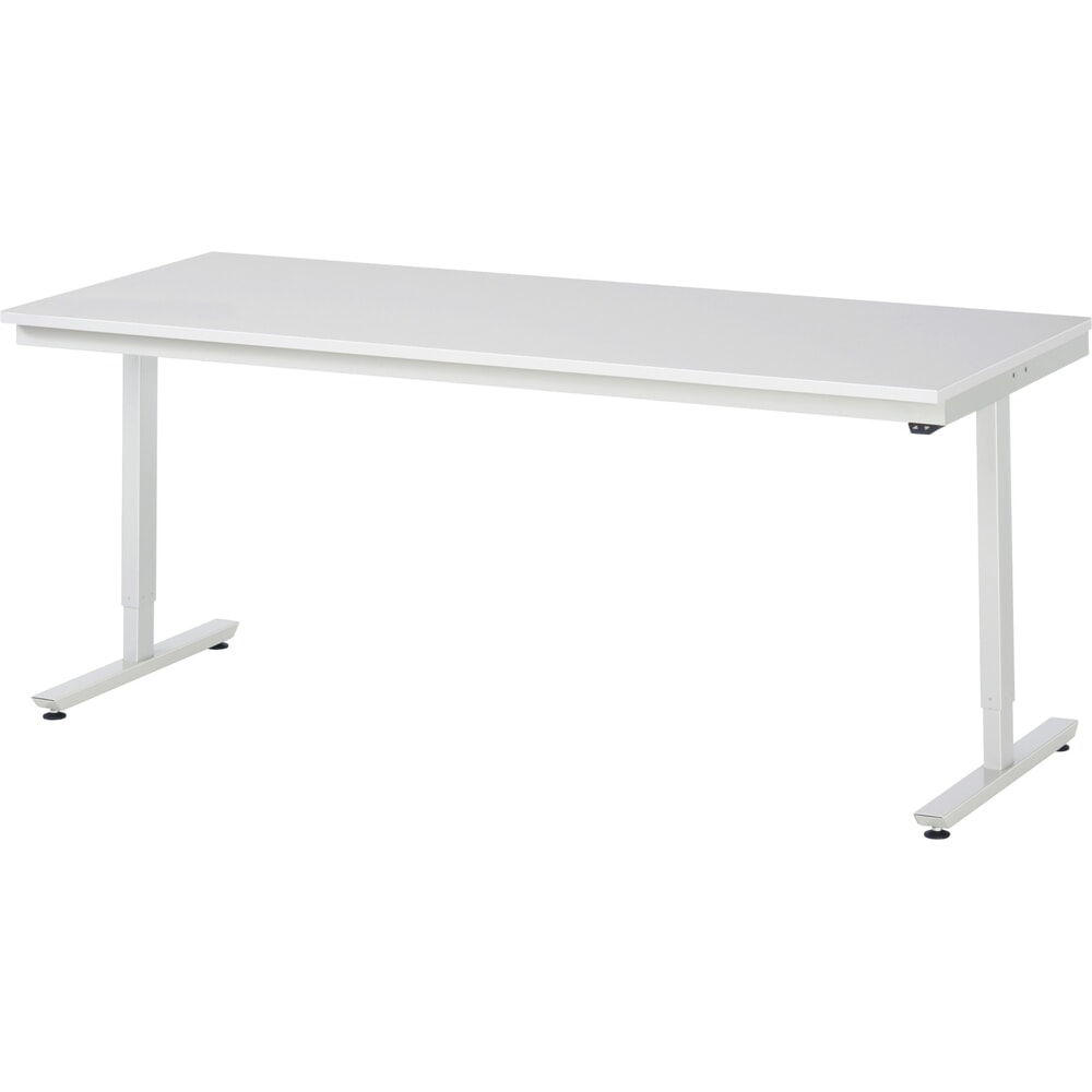 Product afbeelding: Elektrisch in hoogte verstelbare werktafel RAU serie adlatus 300, hxbxd 720-1.120 x 2.000 x 800 mm, werkblad met melaminelaag