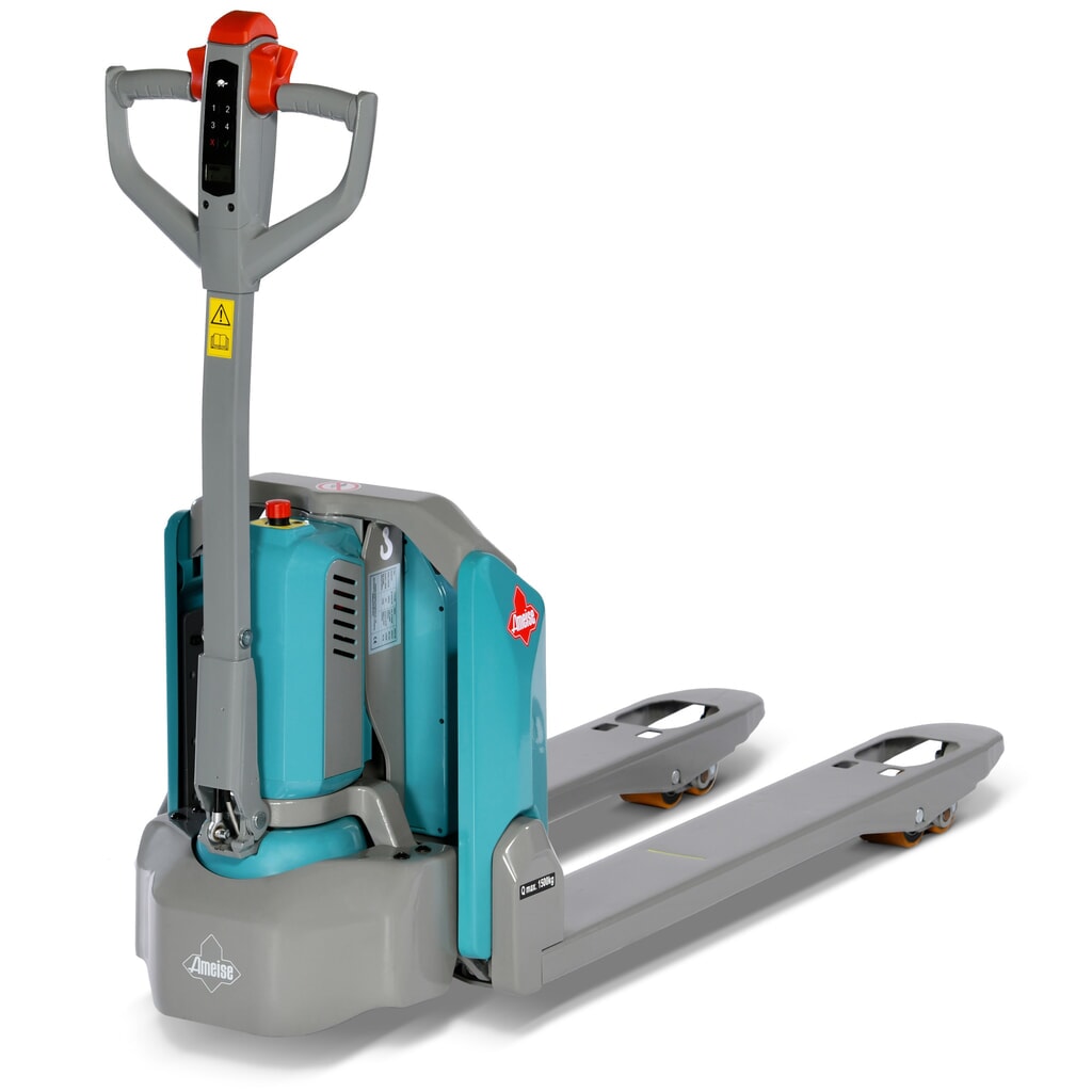 Elektrische transpallet Ameise® PTE 1.5, draagvermogen 1.500 kg, vorklengte 1.150 mm Product afbeelding: Elektrische transpallet Ameise® PTE 1.5, draagvermogen 1.500 kg, vorklengte 1.150 mm