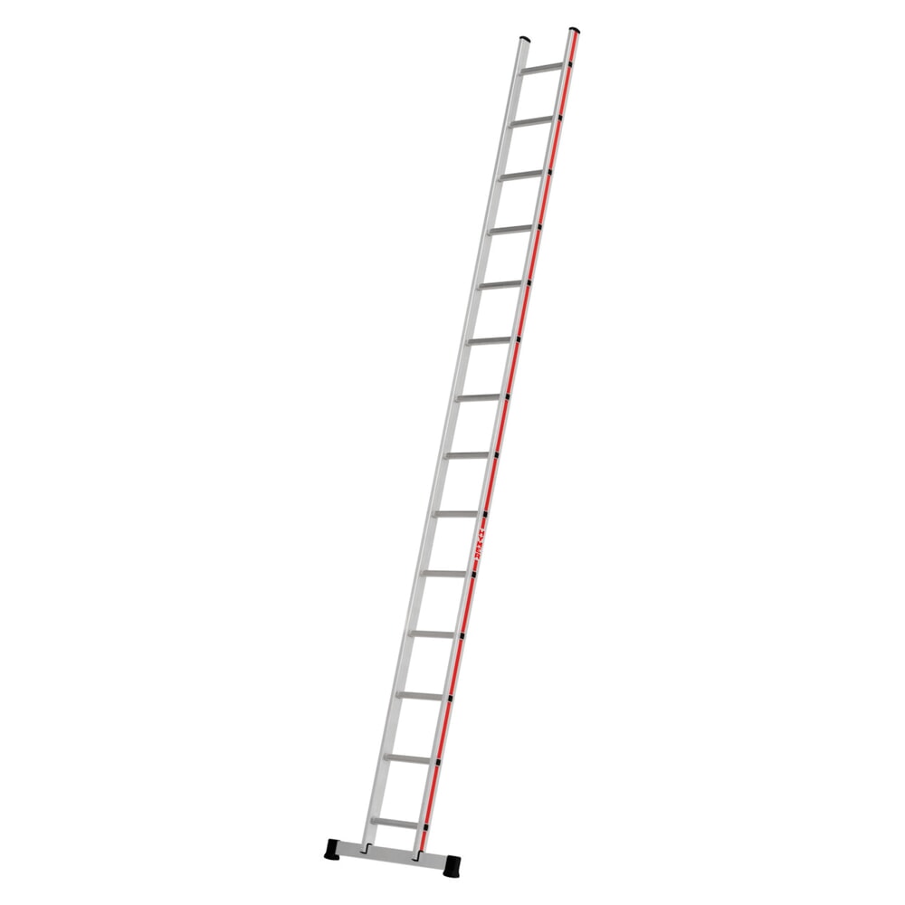 Productafbeelding nr. 1: Enkele ladder met sporten HYMER, stahoogte 2,91 m, 14 sporten