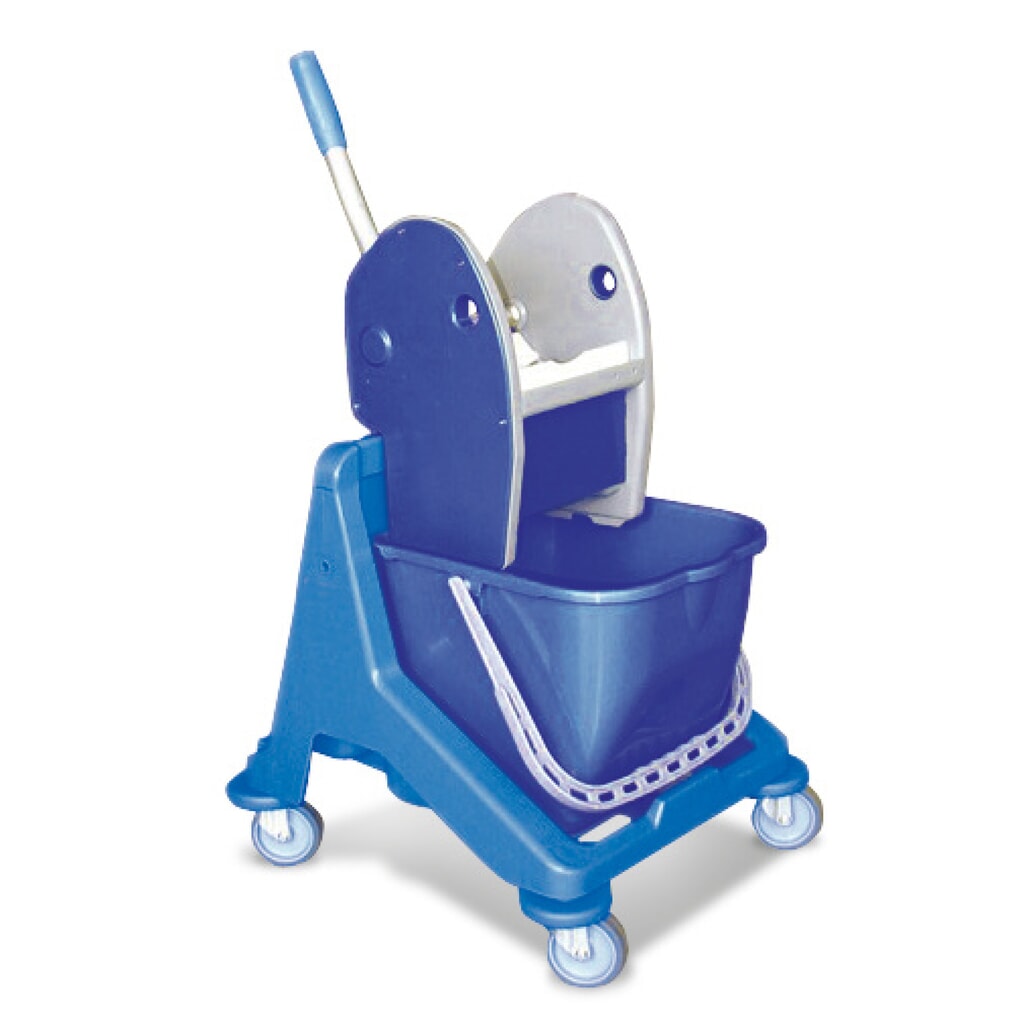 Enkele schoonmaakwagen Harema® Profi, emmer van 15 l Product afbeelding: Enkele schoonmaakwagen Harema® Profi, emmer van 15 l