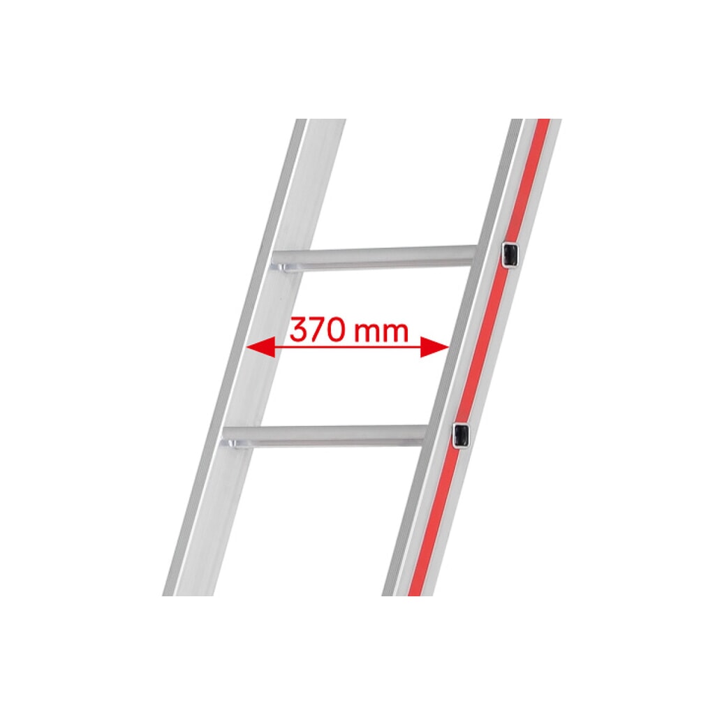 Productafbeelding nr. 7: Enkele trapladder HYMER, R13 coating, stahoogte 1,17 m, 8 sporten