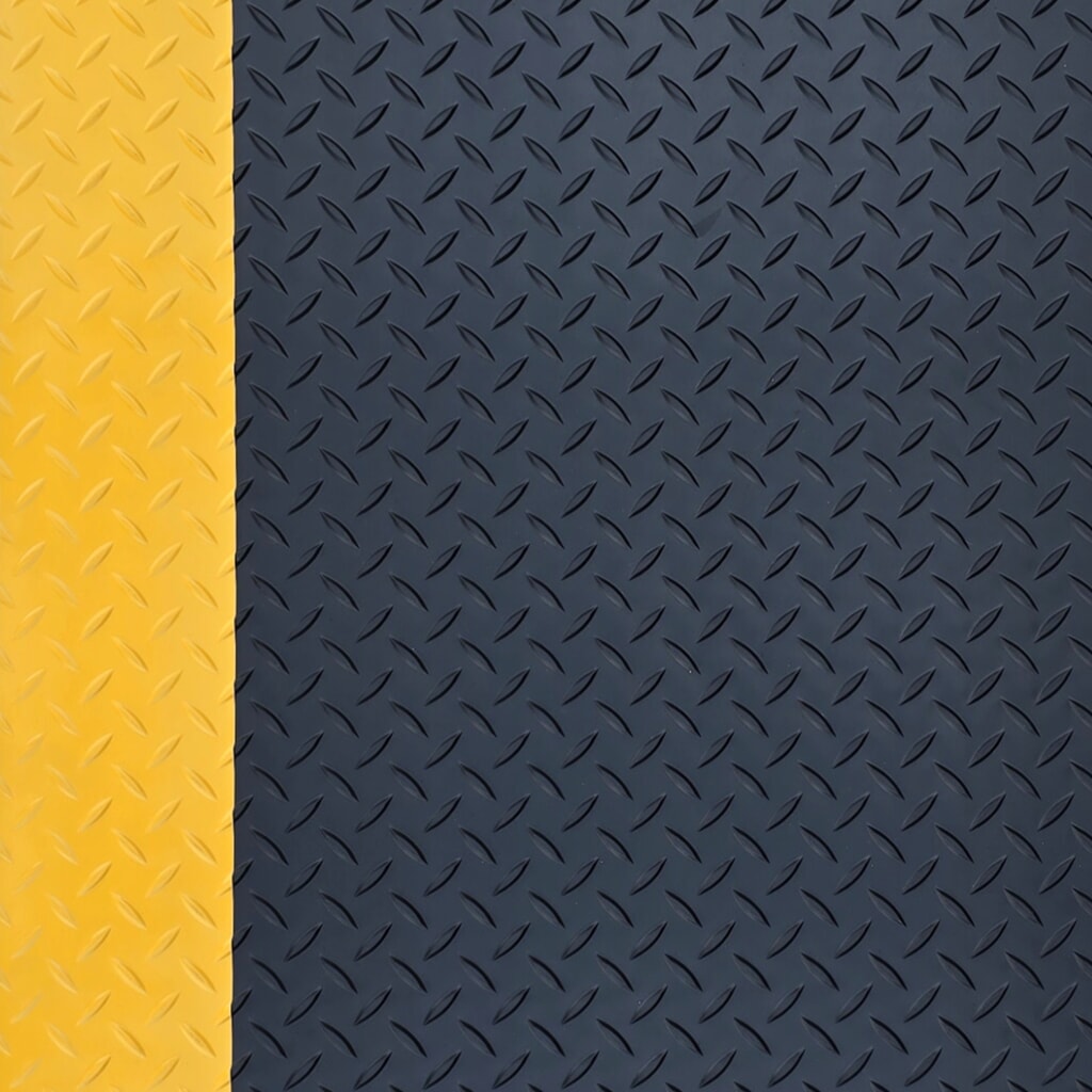 Productafbeelding nr. 4: ESD-antivermoeidheidsmat Steinbock® ErgoSoft Strong, ruitprofiel, 2-laags, bxl 600 x 1.000 mm, zwart / geel